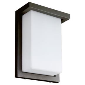 Sunlite LFX/CONT/WS/8&quot;/12W/30K/ORB/ACRY Outdoor Wall Mount Sconce Fixture 3000K (81076-SU)