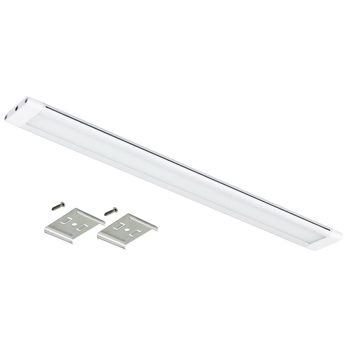 Sunlite LFX/UCF/20/30K 20 Inch 8W LED Under Cabinet Fixture 3000K 480Lm White (88619-SU)