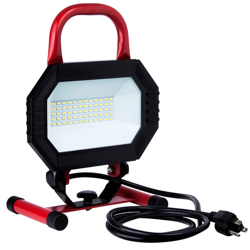 Sunlite LFX/WL/30W/W Portable LED Work Light 4000K 120V 30W 2000Lm Non-Dimmable (04364-SU)