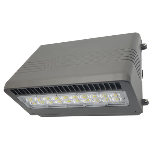 Sunlite LFX/WP/60W/MV/50K Rectangle 60W LED Cutoff Wall Pack Fixture 5000K Super White Bronze Finish (97068-SU)