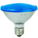 Sunlite PAR30/LED/4W/B Blue LED 120V 4W 100Lm Parabolic Reflector PAR30 Medium E26 Non-Dimmable (80021-SU)