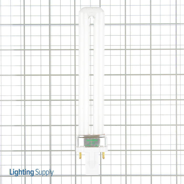 Sunlite PL9/R Red Compact Fluorescent 9W PL G23 (2-PIN) Non-Dimmable (60300-SU)