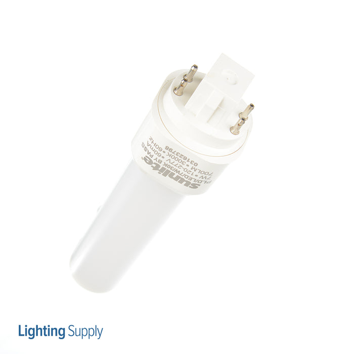 Sunlite PLD/LED/7W/30K LED 3000K 120-277V 7W 700Lm PLD G24Q (4-PIN) Non-Dimmable (88284-SU)