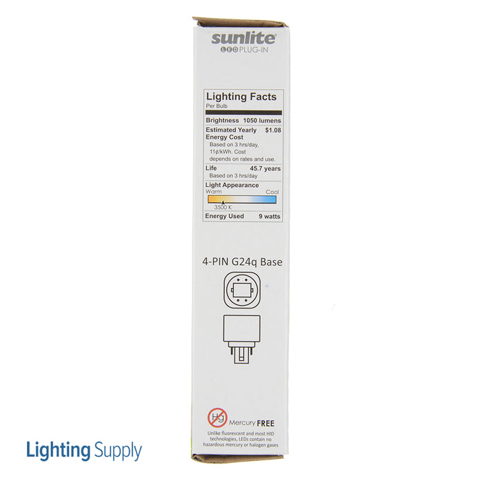 Sunlite PLD/LED/IS/9W/35K/V2 Plug-Ins PLD 3500K (88269-SU)