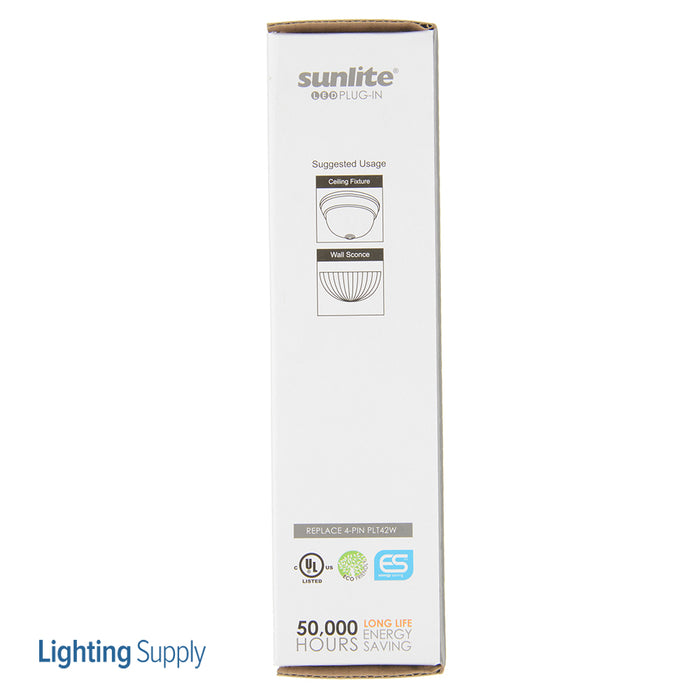 Sunlite PLT/G24q/LED/IS/16W/35K LED Plug And Play Pl Horizontal Light Bulb 16W 42W Compact Fluorescent Replacement G24Q Base Ballast Dependent 3500K 1 Pack (88277-SU)
