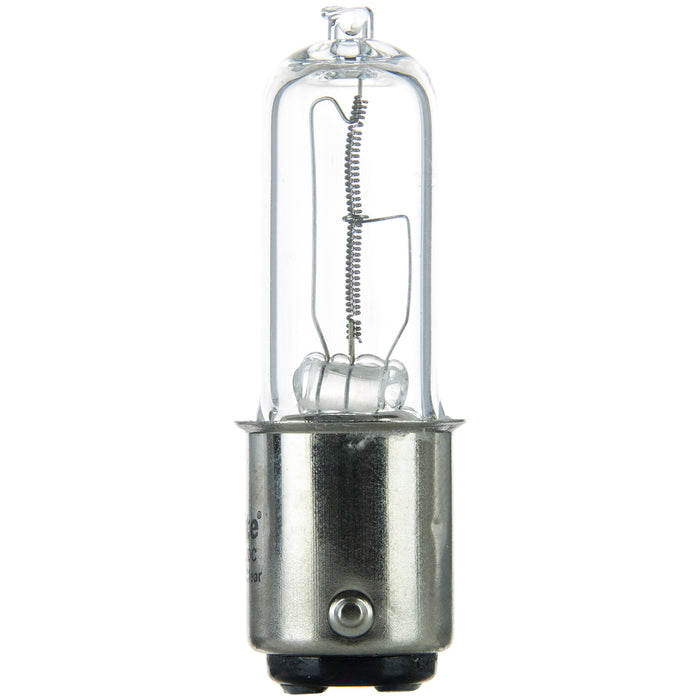 Sunlite Q100/CL/DC Halogen 3200K 120V 100W 1500Lm SPECIALTY T4 Double Contact Bayonet BA15D Dimmable (03125-SU)