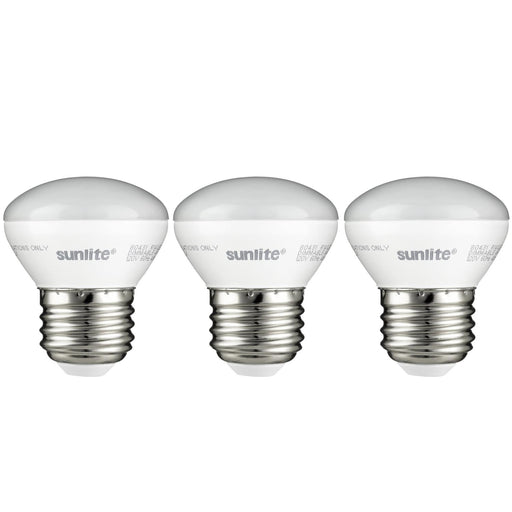 Sunlite R14/LED/E26/4W/D/27K LED 4W 250Lm 2700K R14 Reflector Bulb 3-Pack (40457-SU)