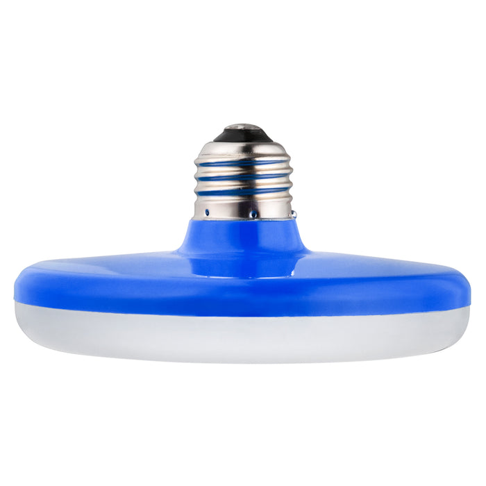 Sunlite UFO/LED/7W/30K/Blue LED 3000K 120V 7W 550Lm Medium E26 Base Non-Dimmable (80762-SU)