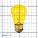 Sunlite Yellow Incandescent 130V 11W Sign S14 Medium E26 Dimmable Sold As 4-Pack (01178-SU)