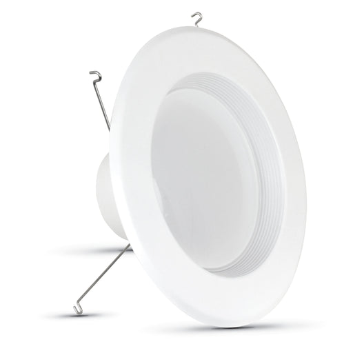 Feit Electric 5/6 Inch Daylight 5000K Baffle Trim LED Recessed Downlight 6-Pack (LEDR56B/950CA/MP/6)