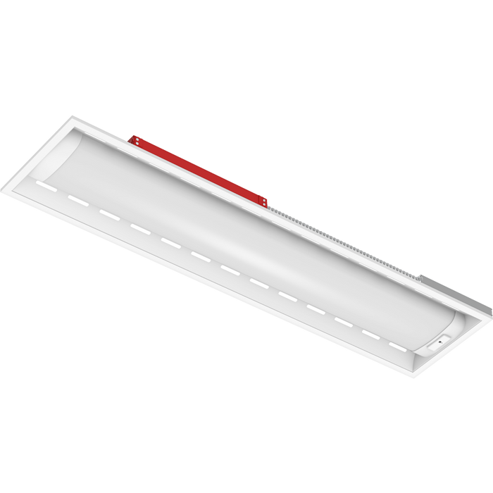 RAB SWISHAIR 1X4 LED Air-Return Troffer Selectable 35W/26W/18W 3500K/4000K/5000K 120-277V 0-10V Dimming Air Handling Motion Occupancy Sensor Battery Backup (SWISHAIR1X4/MVS/E)