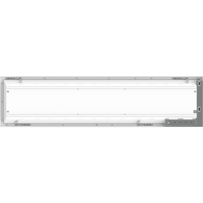 RAB SWISHAIR 1X4 LED Air-Return Troffer Wattage/CCT Selectable 35W/26W/18W 3500K/4000K/5000K 120-277V 0-10V Dimming White Air Handling (SWISHAIR1X4)