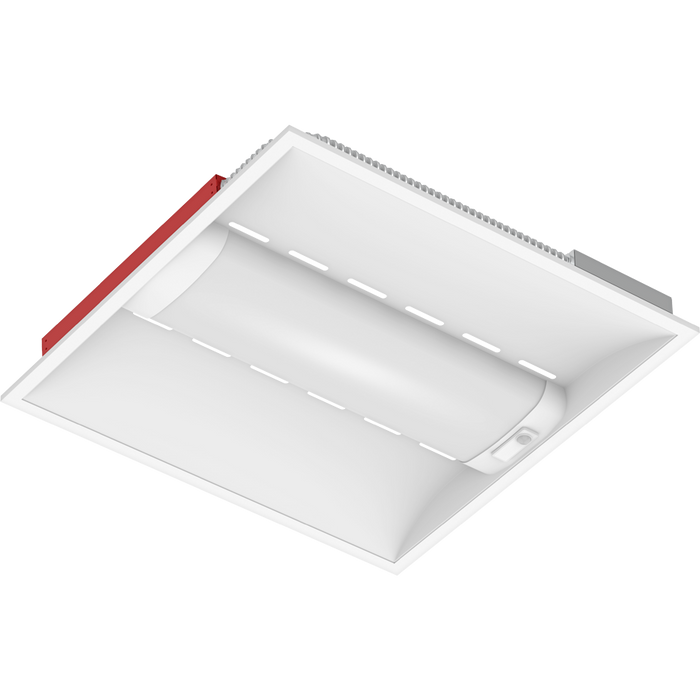 RAB SWISHAIR 2X2 LED Air-Return Troffer Selectable 35W/26W/18W 3500K/4000K/5000K 120-277V 0-10V Dimming Air Handling PIR Sensor Battery Backup (SWISHAIR2X2/PIR/E)
