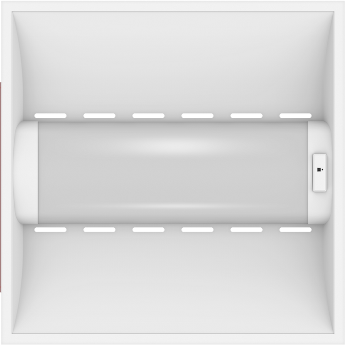 RAB SWISHAIR 2X2 LED Air-Return Troffer Selectable 35W/26W/18W 3500K/4000K/5000K 120-277V 0-10V Dimming Air Handling Motion Occupancy Sensor Battery Backup (SWISHAIR2X2/MVS/E)