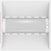 RAB SWISHAIR 2X2 LED Air-Return Troffer Selectable 35W/26W/18W 3500K/4000K/5000K 120-277V 0-10V Dimming Air Handling Motion Occupancy Sensor Battery Backup (SWISHAIR2X2/MVS/E)