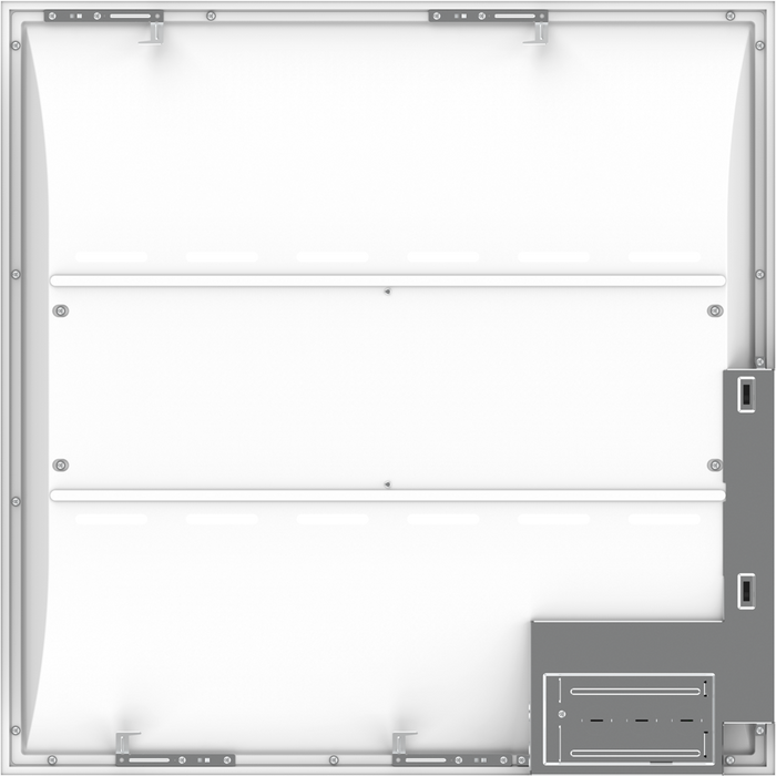 RAB SWISHAIR 2X2 LED Air-Return Troffer Wattage/CCT Selectable 35W/26W/18W 3500K/4000K/5000K 120-277V 0-10V Dimming Air Handling Motion Occupancy Sensor (SWISHAIR2X2/MVS)