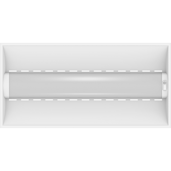 RAB SWISHAIR 2X4 LED Air-Return Troffer Wattage/CCT Selectable 44W/35W/26W 3500K/4000K/5000K 120-277V 0-10V Dimming Air Handling PIR Sensor (SWISHAIR2X4/PIR)