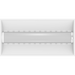 RAB SWISHAIR 2X4 LED Air-Return Troffer Wattage/CCT Selectable 44W/35W/26W 3500K/4000K/5000K 120-277V 0-10V Dimming Air Handling PIR Sensor (SWISHAIR2X4/PIR)