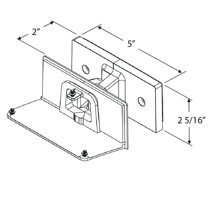 RAB Swivel 65 Degree For WPLEDS Bronze (SWIVEL65S)