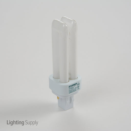 Sylvania CF13DD/841/ECO 13W T4 Quad Tube Compact Fluorescent 4100K Bi-Pin GX23-2 Plug-In Base Bulb (21120)