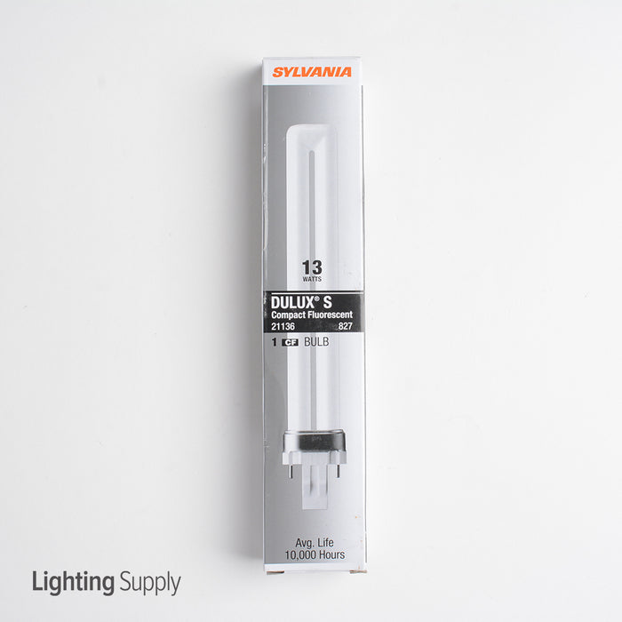 Color 21136 Sylvania 21136 CF13DS/827/ECO 13W T4 Compact Fluorescent GX23 Base ...