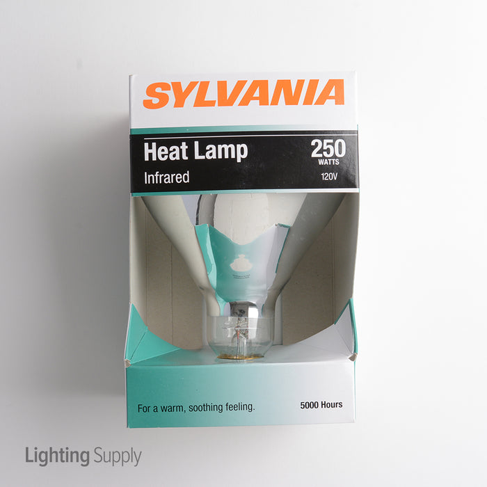 Sylvania 250BR40/1 120V 250W BR40 Incandescent 120V Medium E26 Base Clear Plant And Heat Bulb (14664)