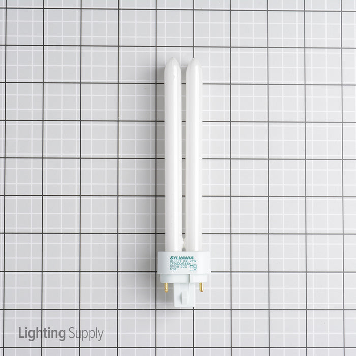 Sylvania CF26DD/E/830/ECO 26W T4 Quad Tube Compact Fluorescent 3000K 82 CRI 4-Pin G24Q-3 Plug-In Base Bulb (20722)