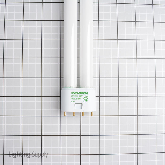 Sylvania FT36DL841ECO 36W T5 Long Twin Tube Compact Fluorescent 4100K 82 CRI 4-Pin 2G11 Plug-In Base Bulb (20583)