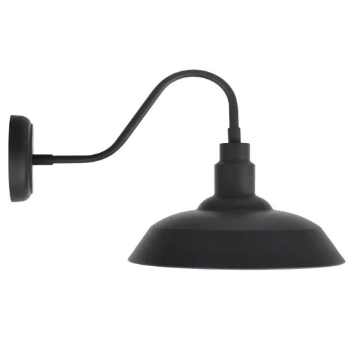 SYLVANIA Easton Vintage Light Sconce Fixture, 60W A19 Filament LED Bulb Included, Dimmable, Black Finish (60062)