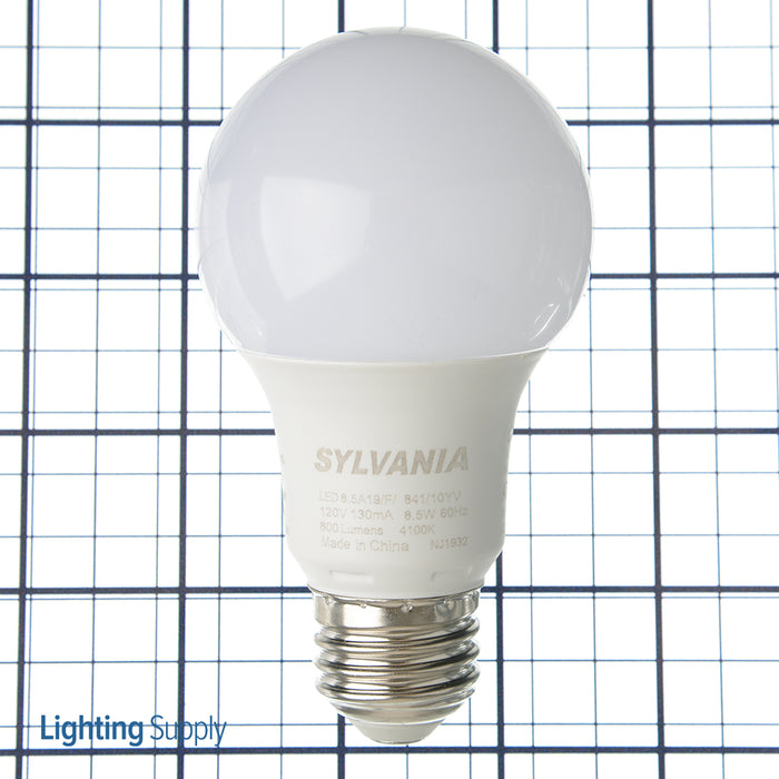 Sylvania LED8.5A19F84110YV LED A19 8.5W 80 CRI 800Lm 4100K 11000 Life (74321)