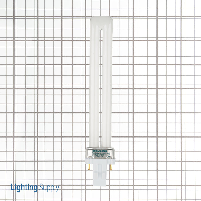 Sylvania CF13DS/830/ECO Dulux 13W Single Compact Fluorescent Lamp 2-Pin Base 3000K 82 CRI Ecologic For Use On Magnetic Ballast (21133)