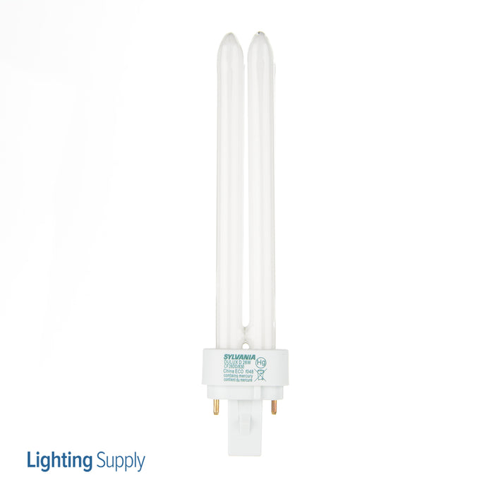 Sylvania CF26DD/830/ECO Dulux 26W Double Compact Fluorescent Lamp 2-Pin Base 3000K 82 CRI Ecologic For Use On Magnetic Ballast (21116)