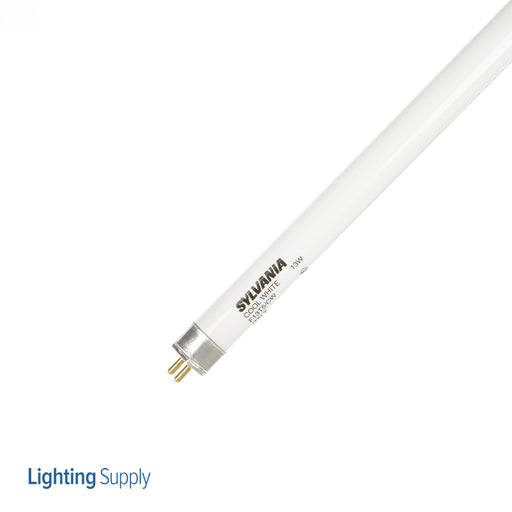 Sylvania F13T5/CW 13W T5 Preheat Fluorescent Lamp Cool White Phosphor 4200K 60 CRI 7500 Average Rated Life At 3 Hours/Start (21368)