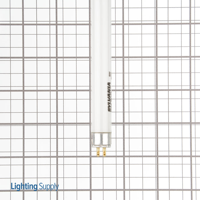 Sylvania F8T5/CW 25/CS 8W T5 Preheat Fluorescent Lamp Cool White Phosphor 4200K 60 CRI 7500 Average Rated Life At 3 Hours/Start (21366)