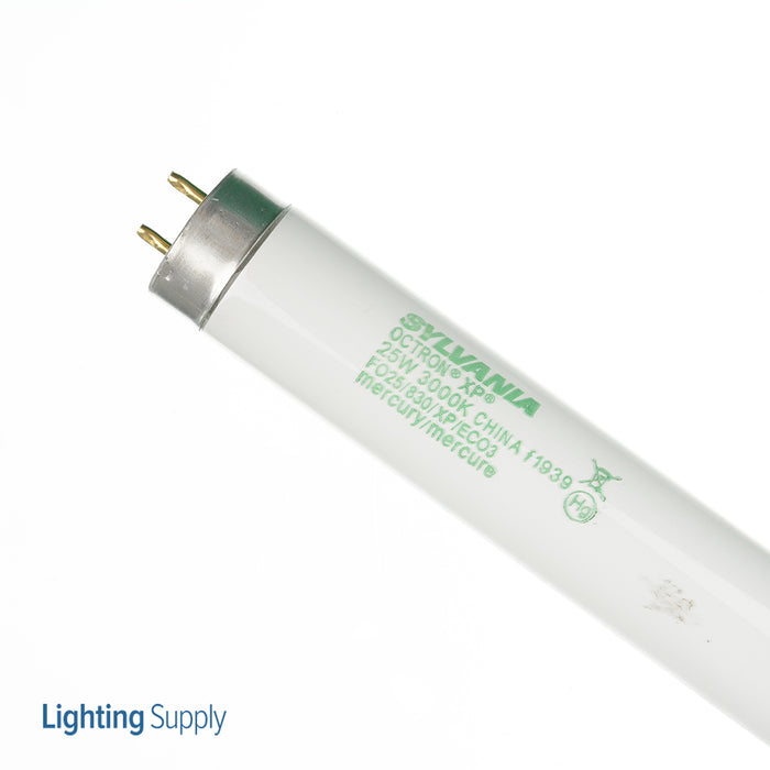 Sylvania FO25830XPECO3 25W 36 Inch T8 Octron XP Extended Performance Fluorescent Lamp 3000K Rare Earth Phosphor 85 CRI For Instant Start Or Rapid Start Operation Ecologic 3 (21910)