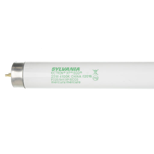 Sylvania FO25841XPECO3 25W 36 Inch T8 Octron XP Extended Performance Fluorescent Lamp 4100K Rare Earth Phosphor 85 CRI For Instant Start Or Rapid Start Operation Ecologic 3 (21774)