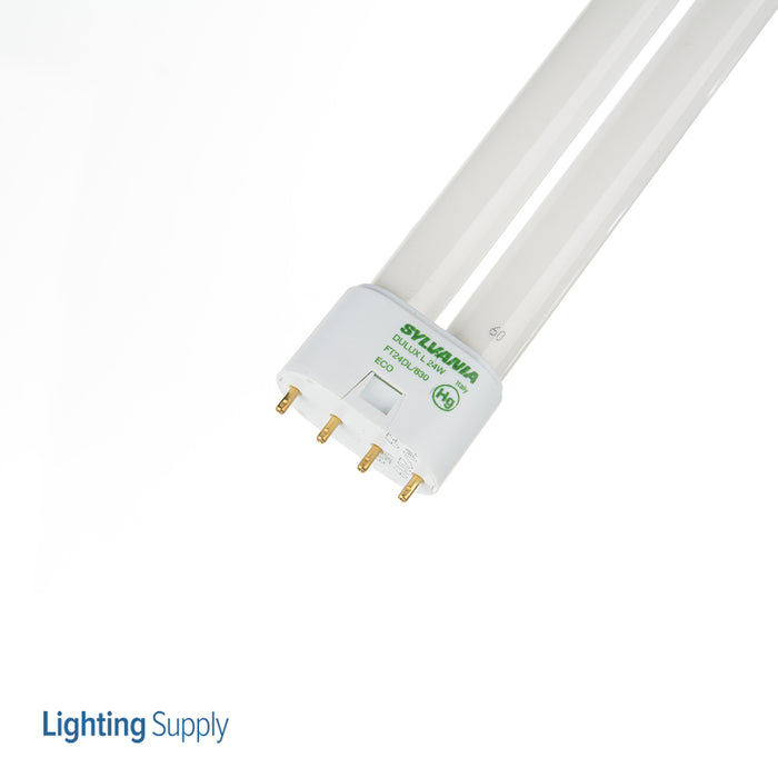 Sylvania FT24DL830ECO 24W Pin-Based Compact Fluorescent 3000K 82 CRI 2G11 Base (20597)