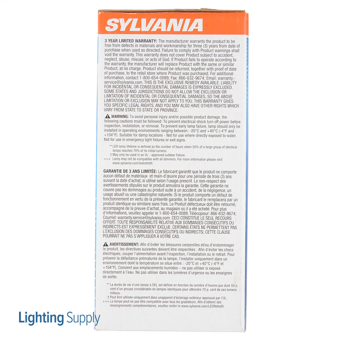 Sylvania LED23A21DIMO850URP LED A21 23W Dimmable 80 CRI 2550Lm 5000K 15000 Life (79735)