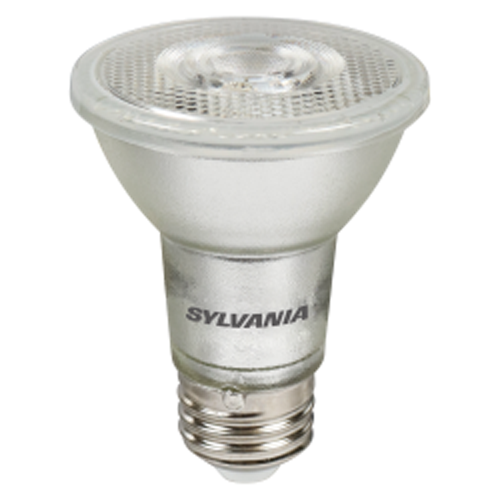 Sylvania LED7PAR20DIM840FL4013YGLWRP 7W LED PAR20 Dimmable 82 CRI 525Lm 4000K 15000 Hours 40 Degree Beam Angle (41048)