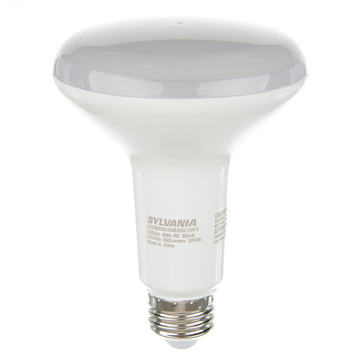 Sylvania LED8BR30DIM83010YVRP2 LED BR30 9W Dimmable 80 CRI 650Lm 3000K 11000 Life 2 Pack/Priced Per Each (40337)