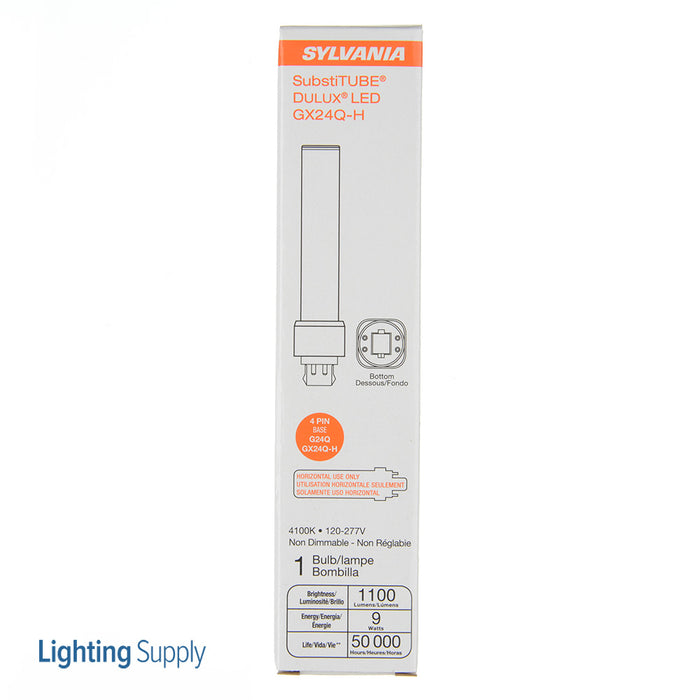 Sylvania LED9/PB/GX24Q/H/841/G2 LED Pin Base 9W 80 CRI 1000Lumen 4100K 50000 Hours (75037)