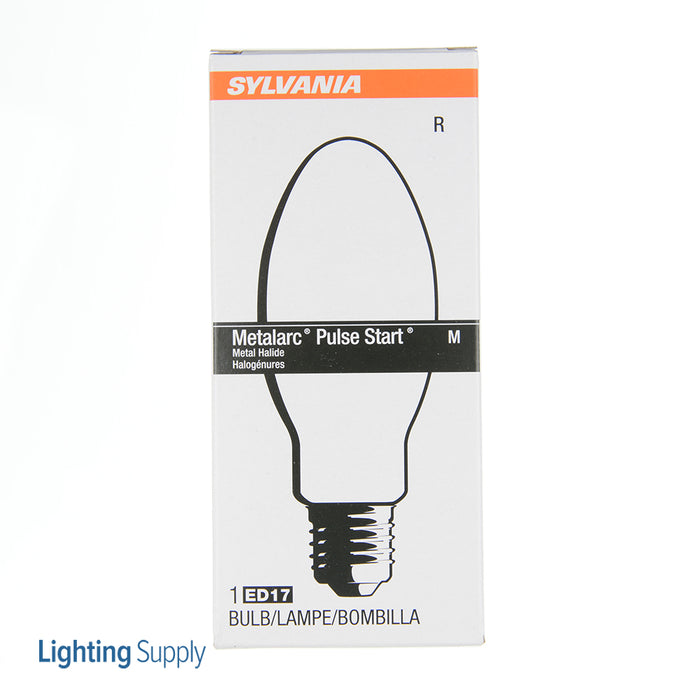Sylvania M70/U/MED 70W Metalarc Pulse Start Quartz Metal Halide Lamp Reduced Color Shift Medium Base E17 Bulb Universal Burn Clear 4400K (64836)