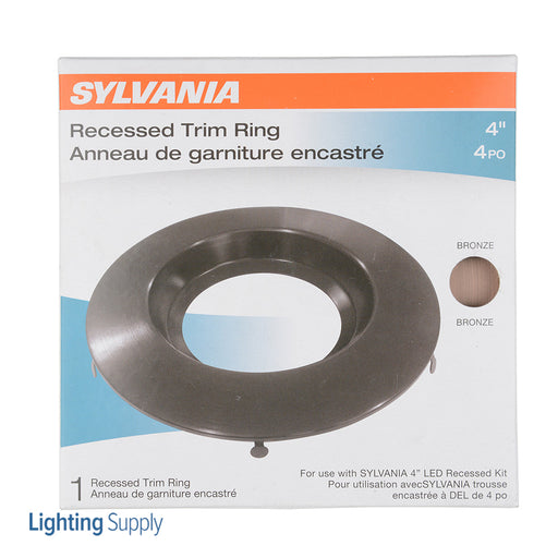 Sylvania RT4/TRIM/ORBZ/G2 Trim Ring For RT4 Downlight Recessed Kit Bronze Trim And Bronze Reflector (61714)