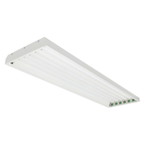 Sylvania TUBEREADY/T8BFHIBAY/6LAMP/48/W LED T8 Lamp-Ready 1X4 High Bay Fixture White Excludes Tubes (65658)