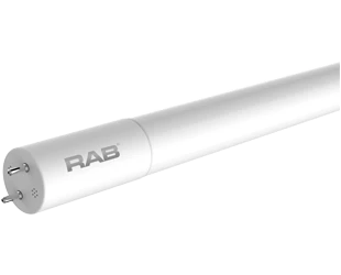 RAB T8 LED Glass 2 Foot Type B 9W 5000K 1150Lm Single Or Double Ended Wiring (T8-9-24G-850-SD-BYP)