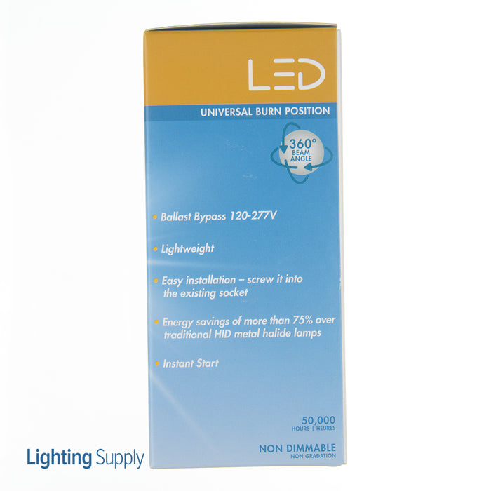 TCP 14W High Lumen LED Filament Lamp ED17 2200K 1800Lm 120-277V 80 CRI E26 Base Clear (FED17N05022E26CL)