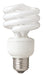 TCP 19W Spiral Compact Fluorescent 2700K 120V 82 CRI Medium E26 Base Bulb (801019)