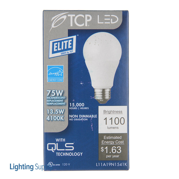 TCP LED 11W A19 Non-Dimmable 4100K (L11A19N1541K)