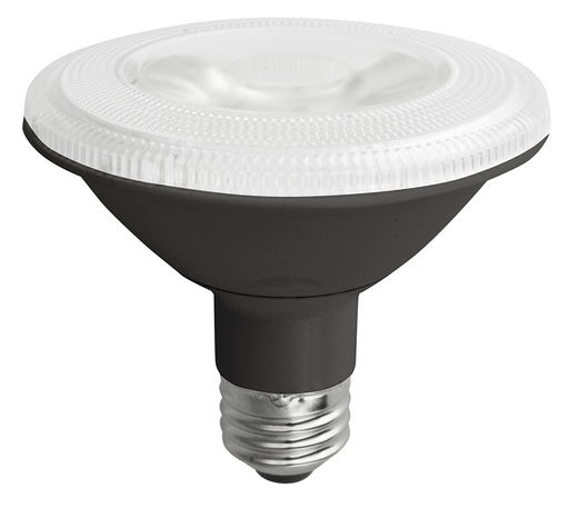 TCP LED 12W PAR30 Short Neck Dimmable 3000K Narrow Flood Black (LED12P30SD30KNFLB)