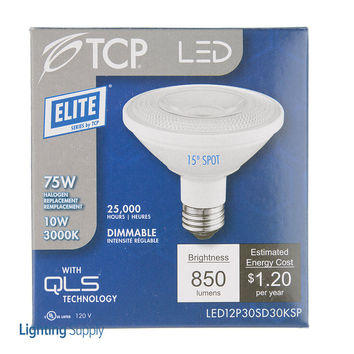 TCP LED 12W PAR30 Short Neck Dimmable 3000K Spot (LED12P30SD30KSP)